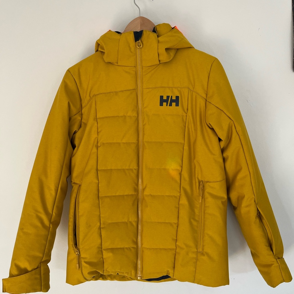 Helly Hansen Golden Yellow Ski Snowboard Jacket